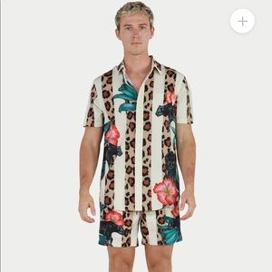 Mavrans Leo Pantera Weekend Shirt and Trunk/Short Set. Gender Neutral